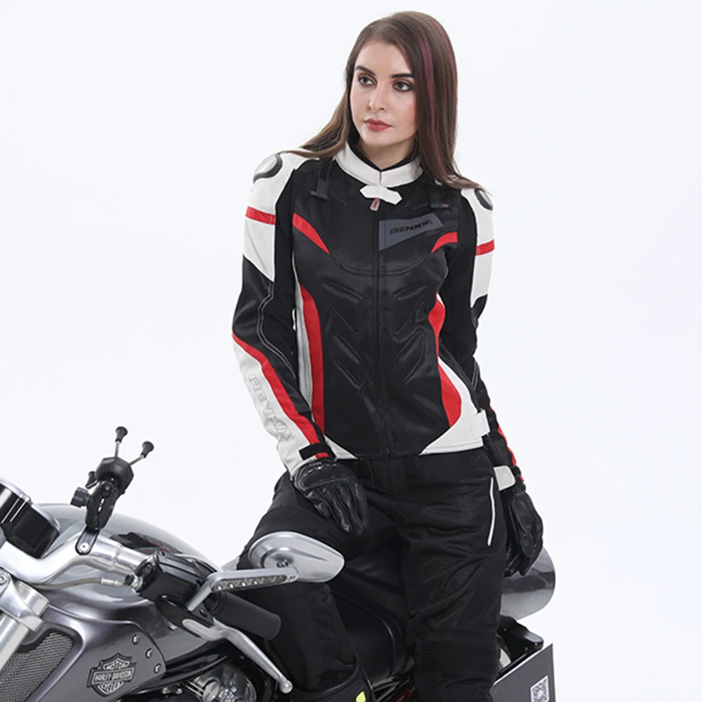 BENKIA Motorcycle Jackets Women 