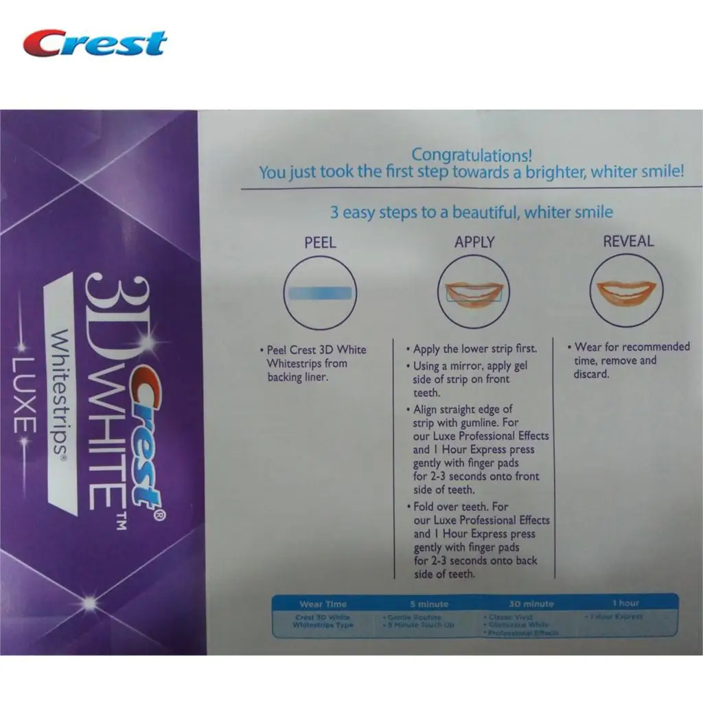 crest 3d white whitestrips 5 minute touch up