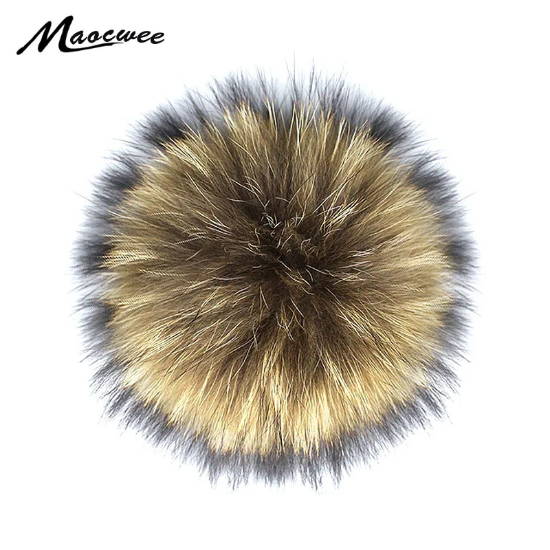 Fur Pompon For Women Hat Real Fox Fur 