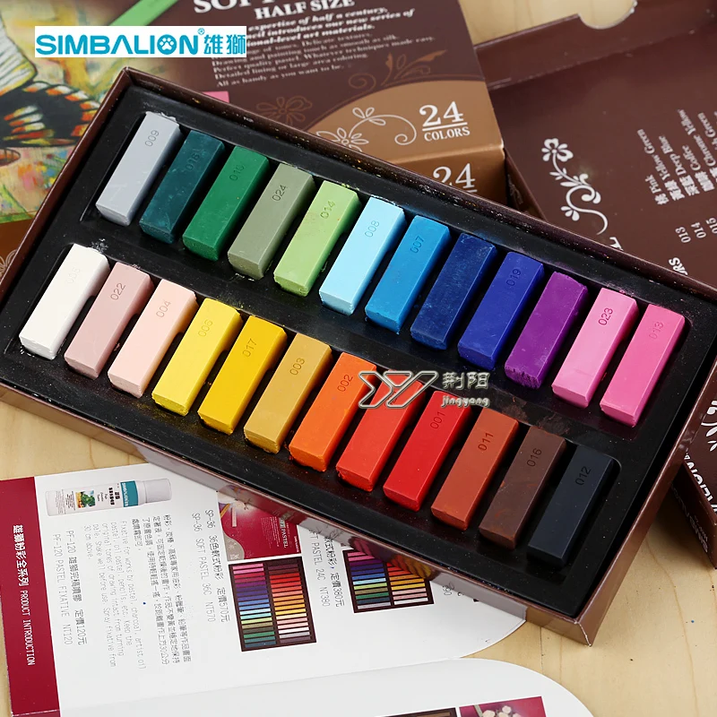 Marie's 12/24/36/48 Colors Soft Masters Pastel Colored Chalk