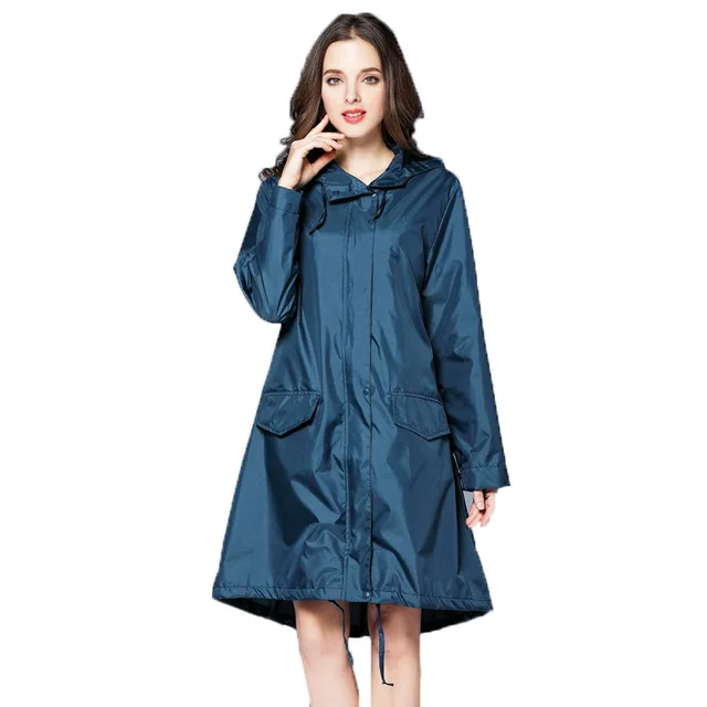 6 Colors Waterproof Raincoat Women 