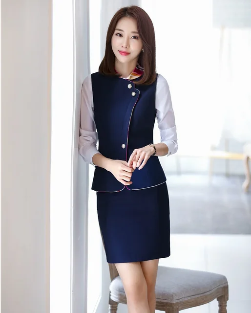 Ladies Waistcoat \u0026 Vest Navy 