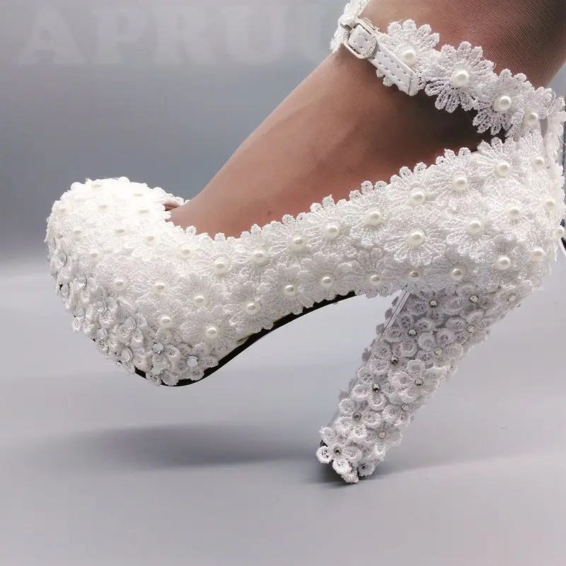 block heels for bride