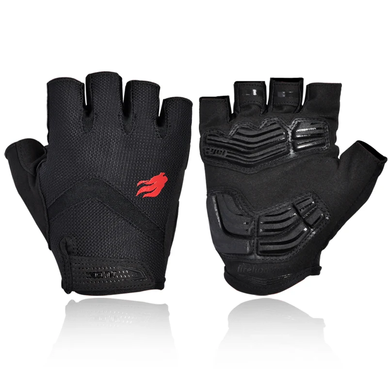 half finger mountain bike gloves