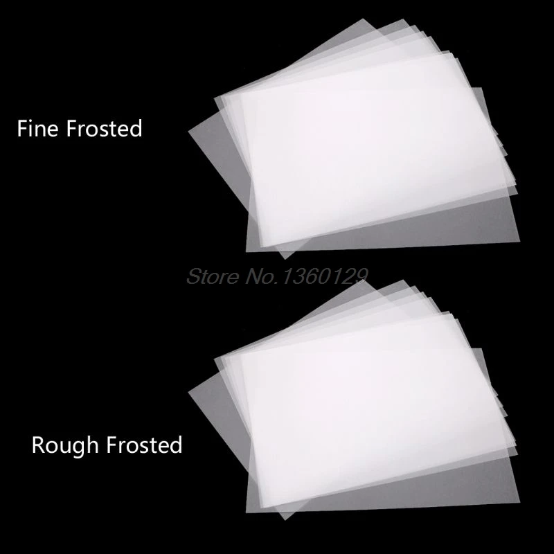 10x Shrinkable Paper Shrink Plastic Paper Film Sheets For DIY