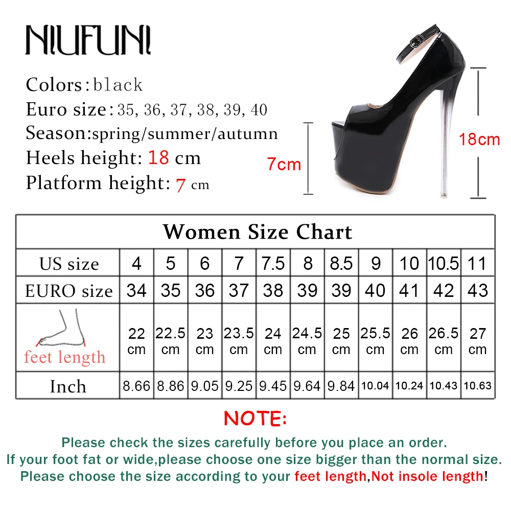 High Heel Size Chart ideakitcontrol