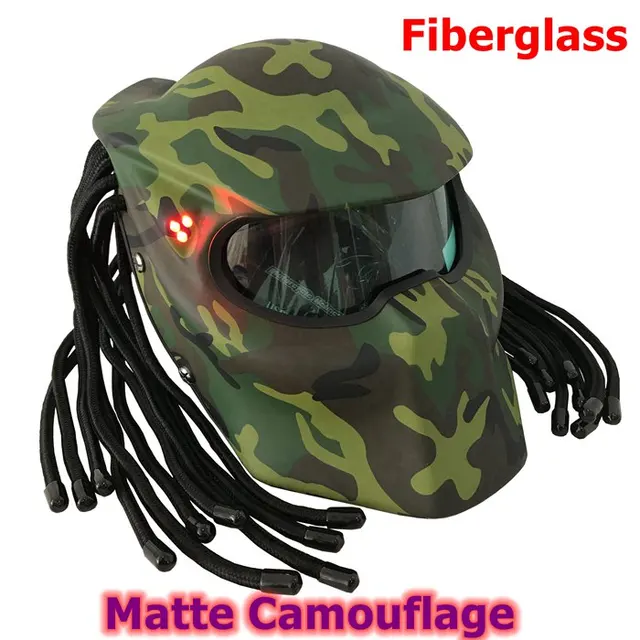 camouflage motorcycle helmet