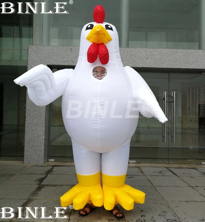 inflatable chicken costume