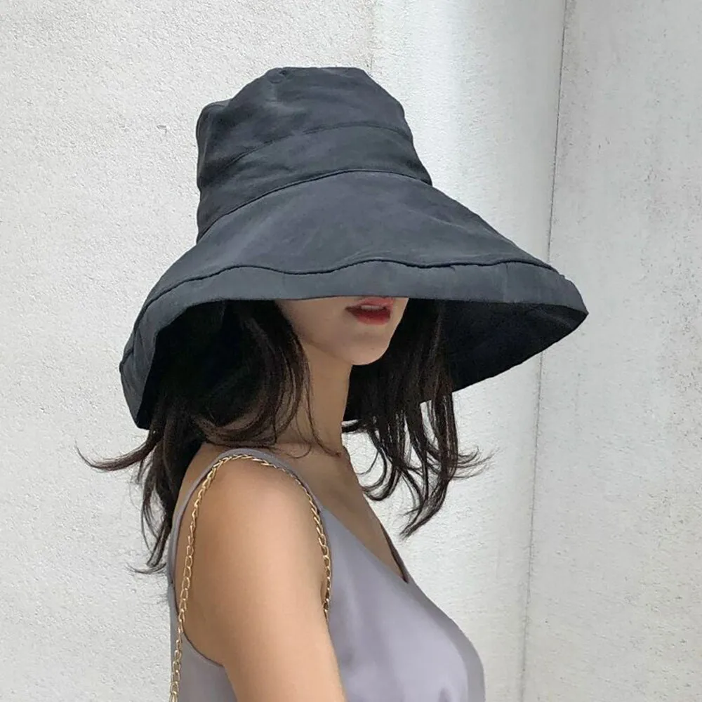 Spring Summer Women Hat Flat Linen 