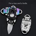 Mini Pocket Disassemble Knife All Steel Fidget Spinner Outdoor Survival Relieve Stress Practical EDC Hand Spinner Gadgets