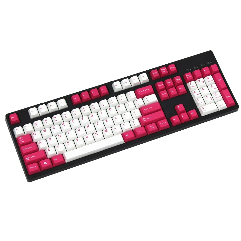 ducky keycaps pink