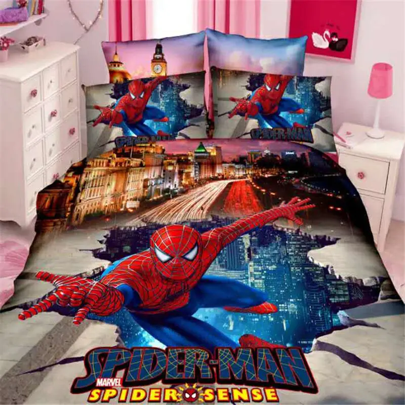 spiderman comforter set full