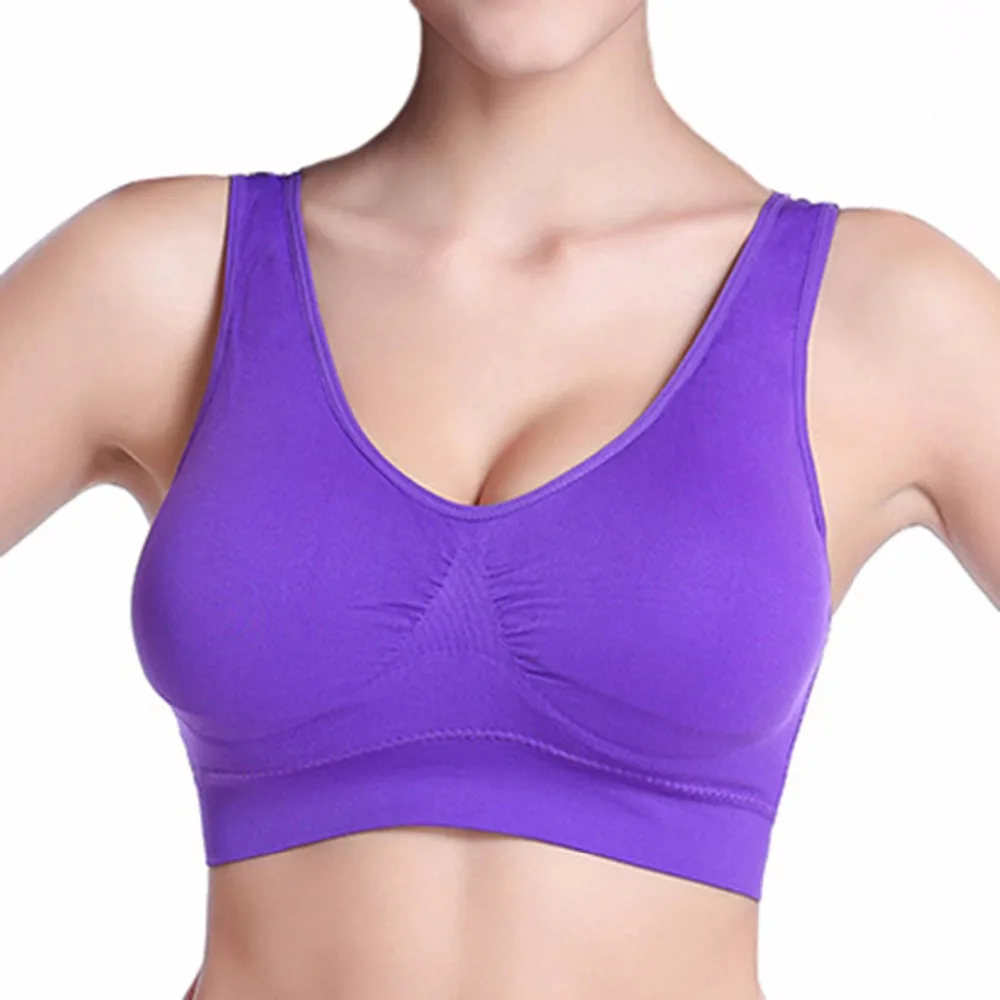 Women sexy seamless bra with pads big size push up bras plus size 4XL underwear wireless brassiere-animated-img