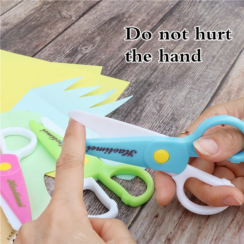 Toddler Scissors Safety Scissors For Kids Plastic Children Safety Scissors  Preschool Training Scissors For Cutting Tools Paper