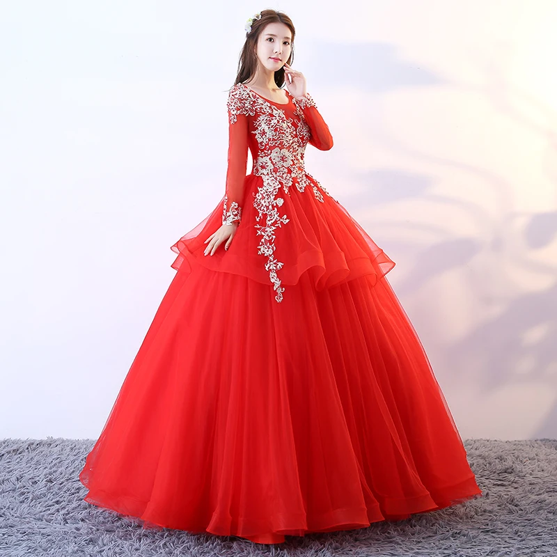 ruthshen Red Princess Quinceanera 