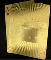 One Deck Gold Foil Poker Euros Style Plastic Poker Playing Cards Waterproof Cards Good Price Gambling Board game GYH preview-3