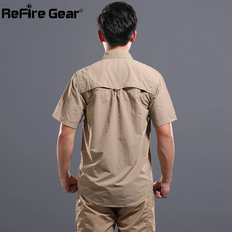 mens short sleeve military shirt