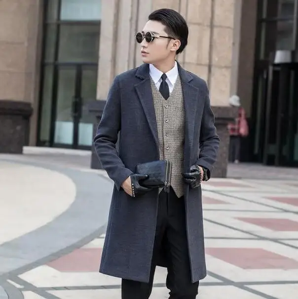 trench coat men suit