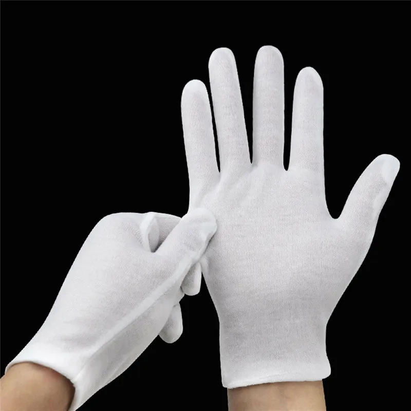 white mittens for adults