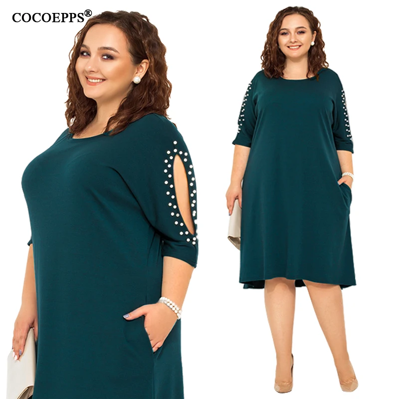 casual dresses plus size ladies