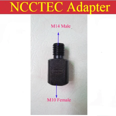 קנו אביזרים לכלי כוח  NCCTEC Adaptor adapter screw thread M14 male  External thread-M10 female Internal thread Reducer for Angle Grinders  polishers
