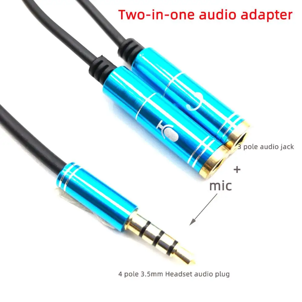 jack 3.5 splitter microphone and speaker