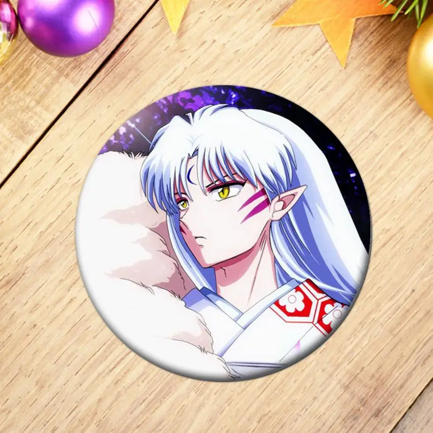 Hanyou no Yashahime Moroha Rin InuYasha Higurashi Towa Badge Brooch anchor  Peripherals Pin Anime Backpack Decoration - AliExpress