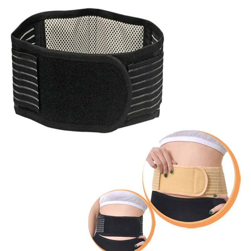 Waist Brace Support Belt Tourmaline Self-heating Magnetic Therapy