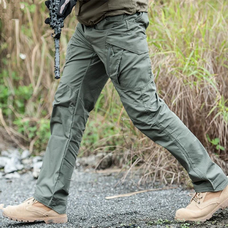 Acquistare Pantaloni | IX9 Waterproof tactical War Game Cargo pants mens  for Summer silm Casual Pants mens trousers Combat SWAT Army military Active