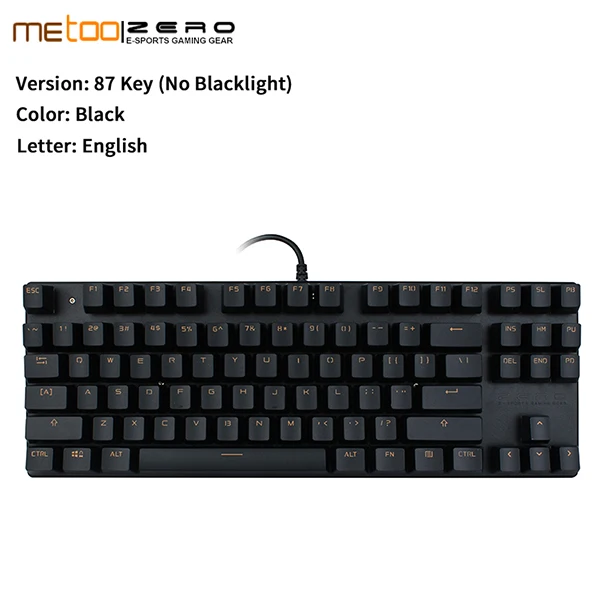 metoo edition mechanical keyboard 87