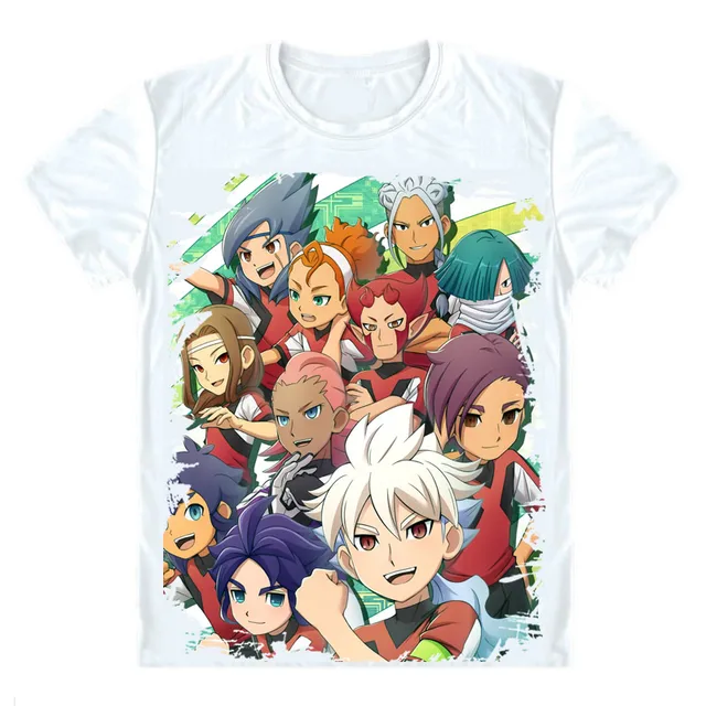 Inazuma Eleven GO 2 Chrono Stone T-Shirts Multi-style Short Sleeve