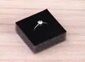 Wholesale Fashion Jewelry Box, Black color Rings Box, Box 5*5*3 Display Packaging Gift Box preview-3