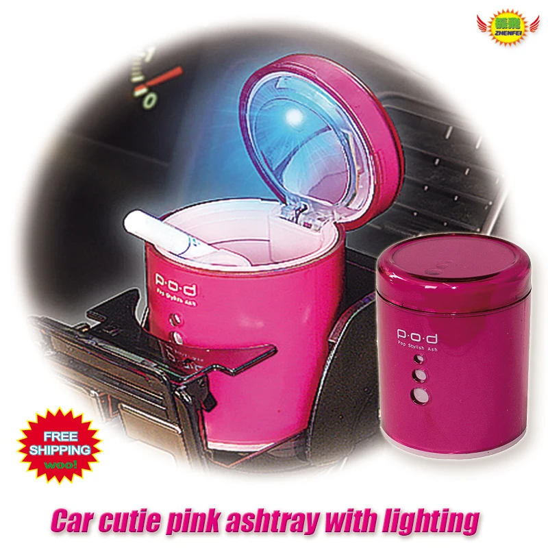 Pink 2024 car ashtray