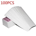 100pcs Removal Nonwoven Body Cloth Hair Remove Wax Paper Rolls High Quality Hair Removal Epilator Wax Strip Paper Roll Dropship preview-1