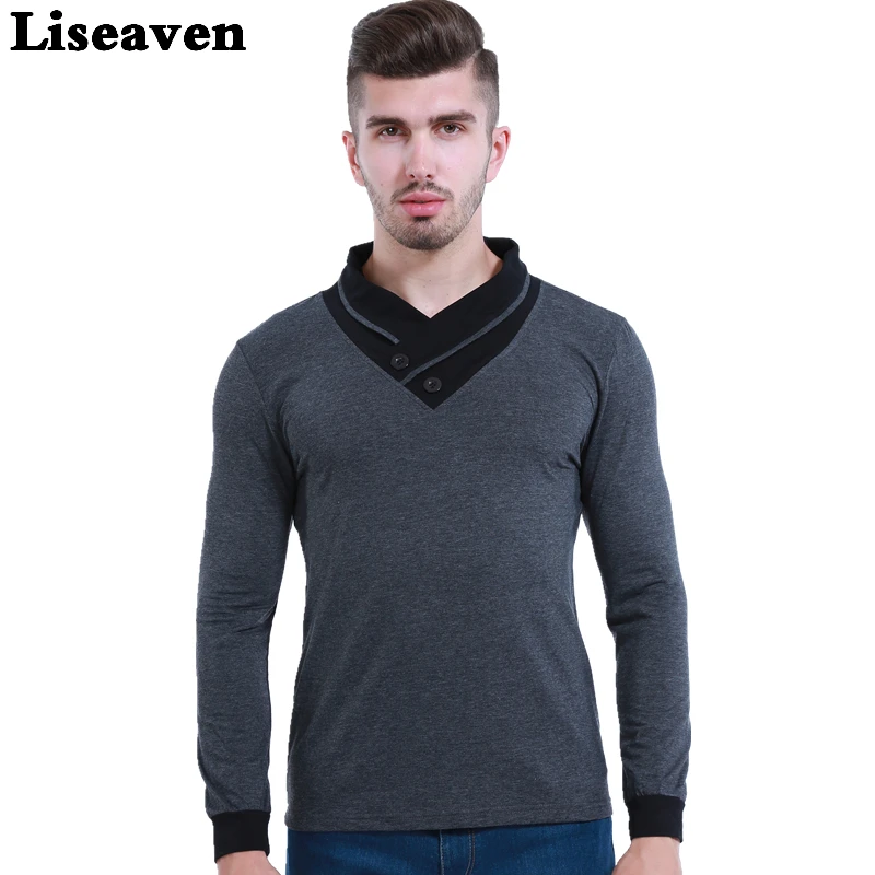 Liseaven Men Long sleeve T Shirt