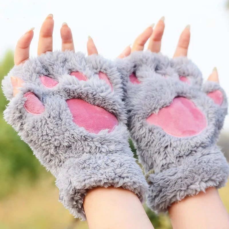 cat paw gloves