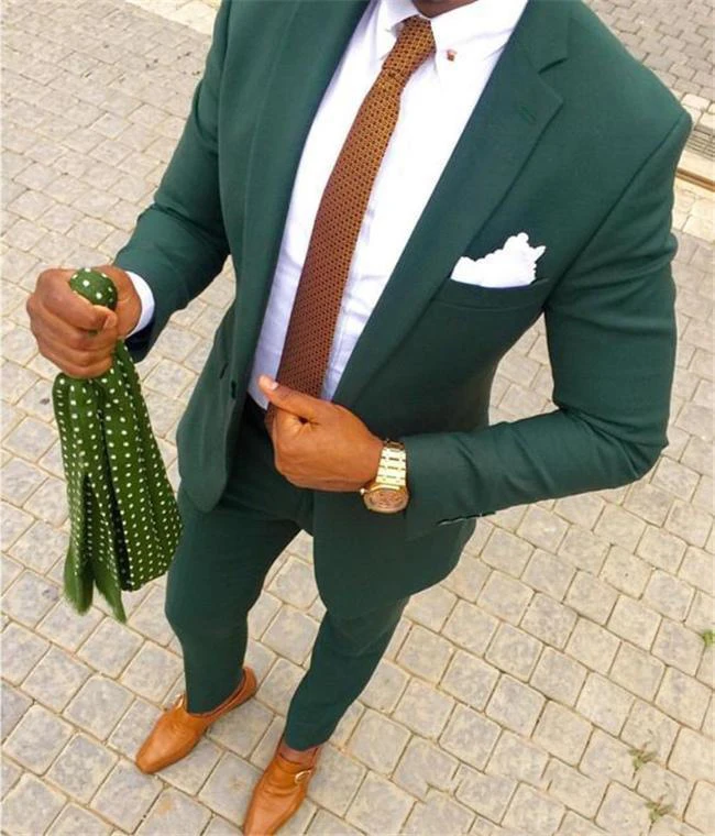 green mens suit jacket