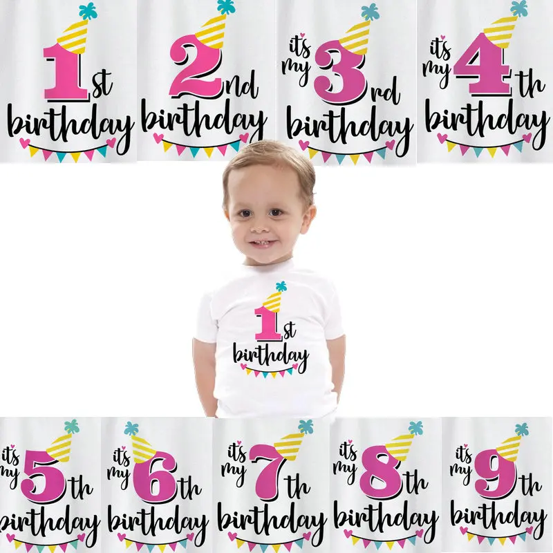 Baby 1st birthday shirt Clearance
