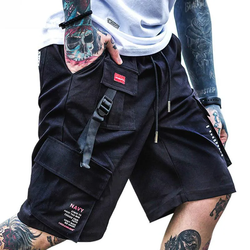 mens jogger cargo shorts