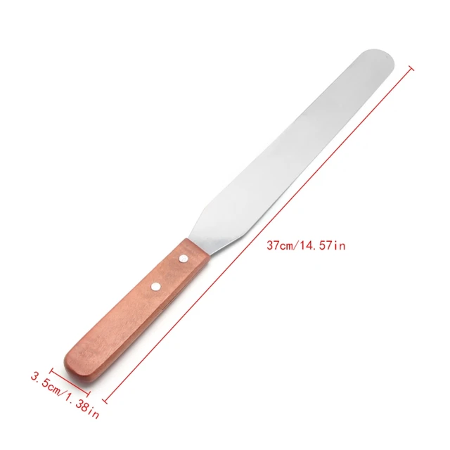 6/8/10 inch Stainless Steel Cake Spatula Butter Cream Icing Frosting Knife  Smoother Kitchen Pastry Cake Decoration Tools