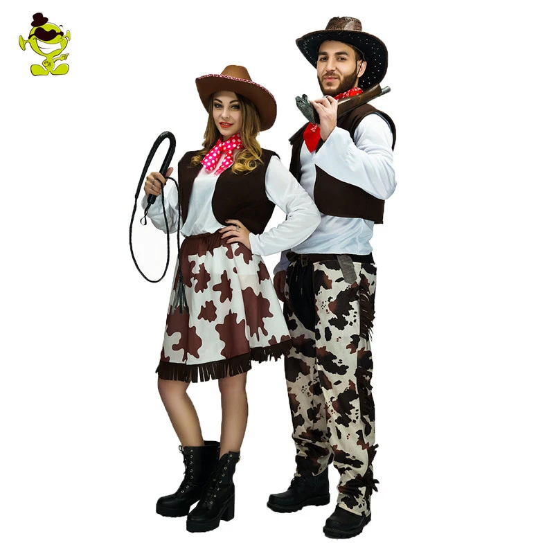 cowgirl and cowboy costume