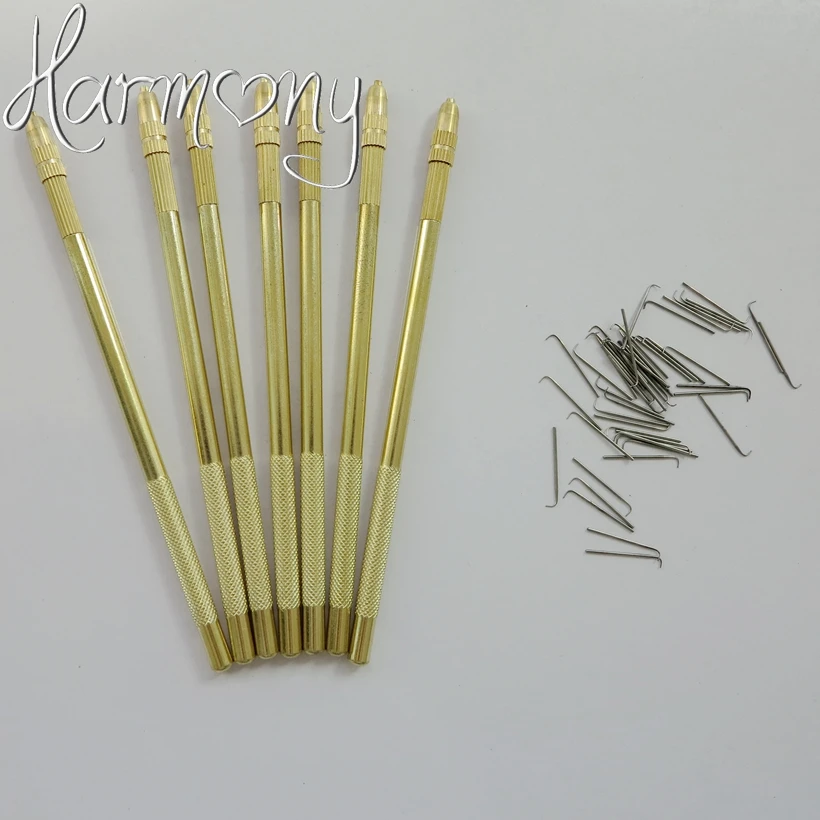 Convenient Fixed Wig Accessories Handle Ventilating Needle Hook For Lace  Wigs Making