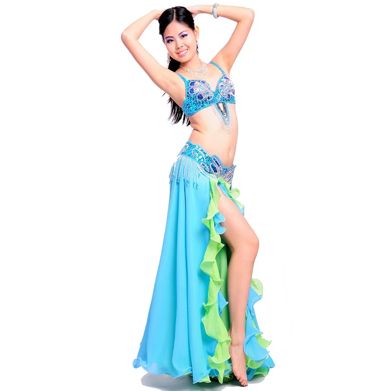 Αγορά Παράστασης χορού  Oriental dance dress belly dance costumes for  women belly dancing outfit belly dancer bra belt skirt set sexy bellydance  clothes
