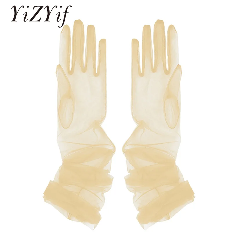 white driving gloves