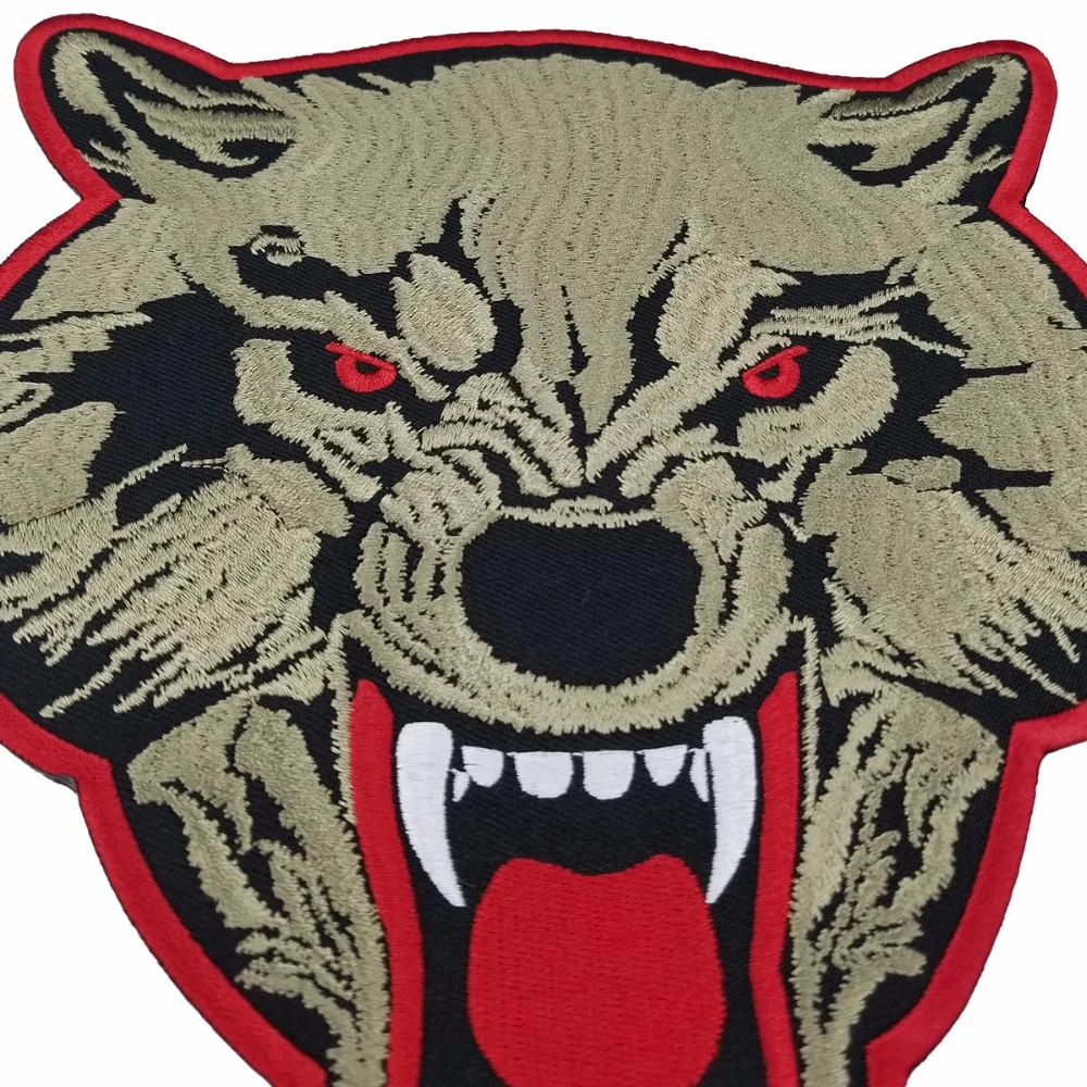 Lone Wolf Biker Patches 