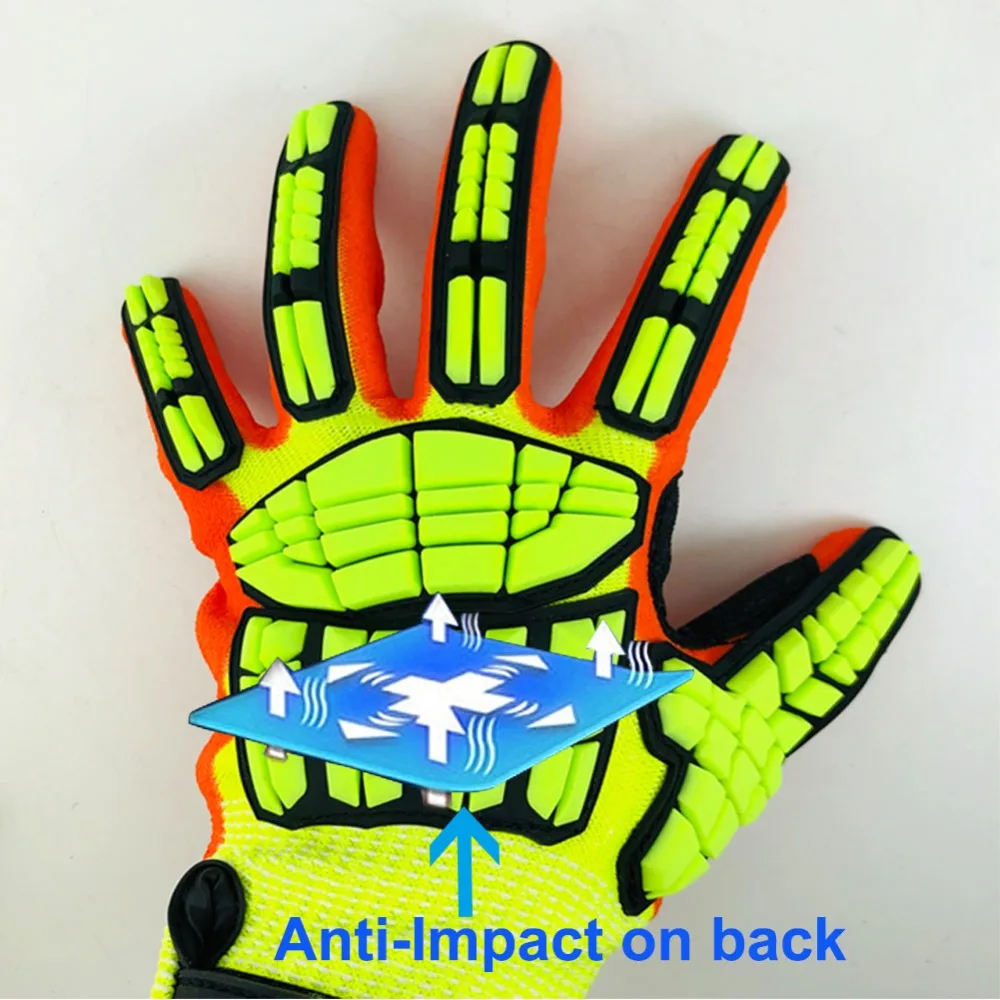 level 5 cut resistant impact gloves