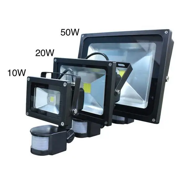 led security flood light with motion sensor