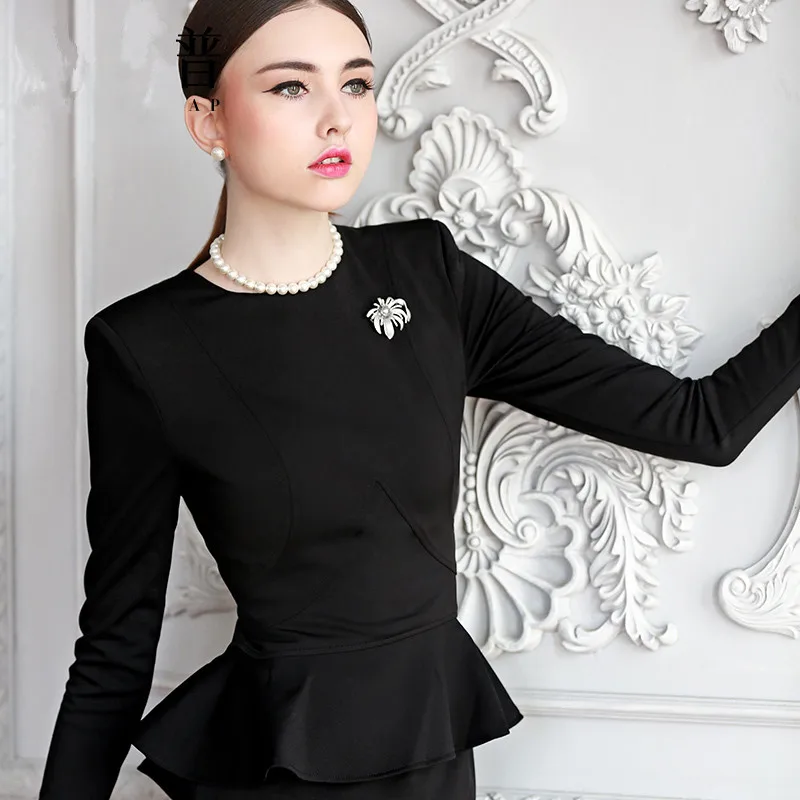 work dresses elegant plus size 4xl vestido
