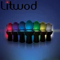 תאורת LED צבעונית לאסלה, מופעלת אוטומטית בזיהוי תנועה