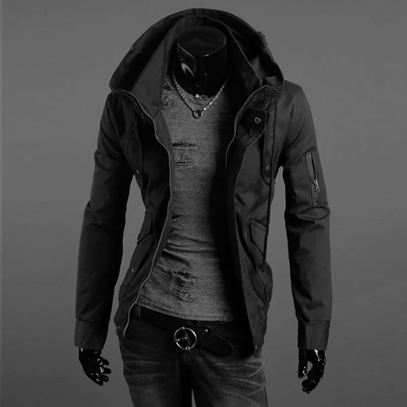 Quality Men's Casual Jackets Zipper 